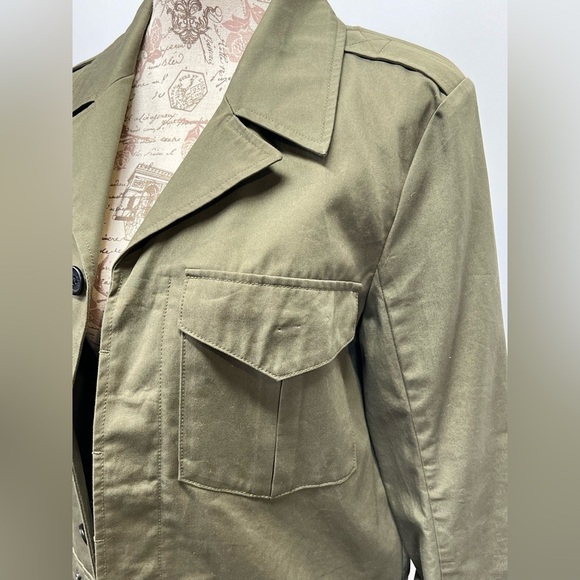 ZADIG & VOLTAIRE Olive green KALENA military style jacket size S. - Picture 3 of 15
